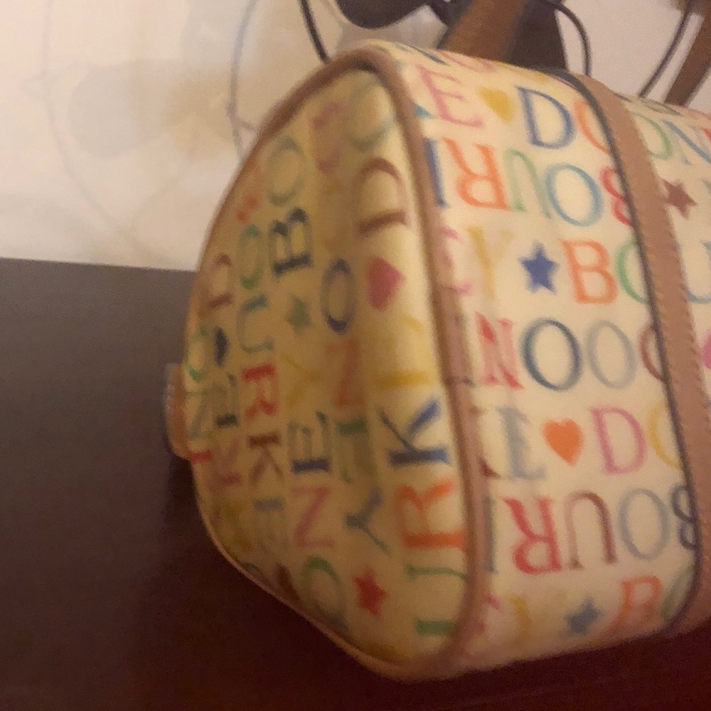 SOLD 💯Dooney & Bourke Colorful Logo Shoulder Bag - Picture 5 of 5